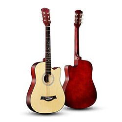 MegArya G38 Acoustic Guitar for Beginners, Rosewood Fingerwood, Beige/Brown