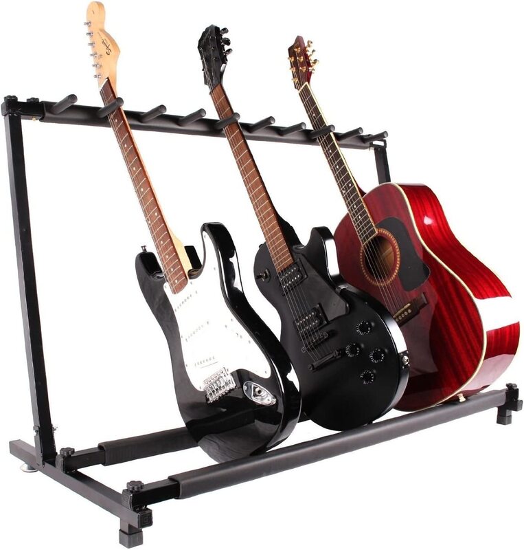 MegArya 9 Holder Guitar Stand, Black