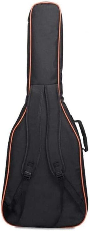 MegArya 40/41 Inch 1680D Oxford Fabric Guitar Case Gig Bag Straps Cotton Soft Waterproof Backpack, Black