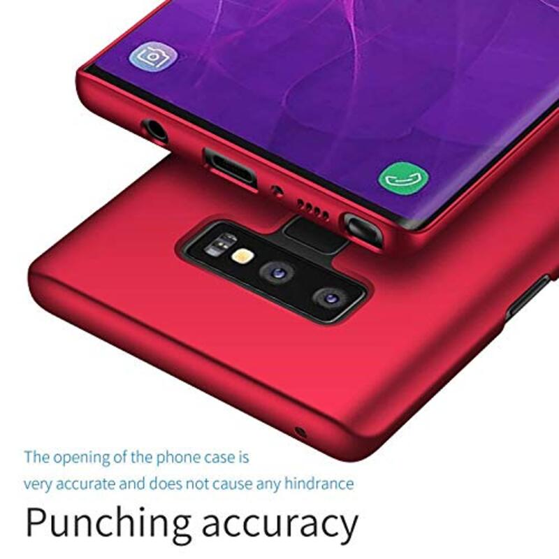 Mofi Samsung Galaxy Note 9 Matte Mobile Phone Case Cover, Red