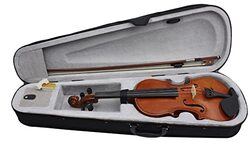 MegArya Acoustic Violin Fiddle for Beginner with Case Rosin, Brown