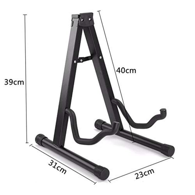 Sanbo Foldable Portable Electric Acoustic Guitar Stand, Black