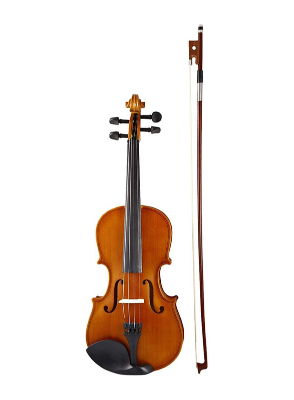 MegArya 3/4 Violin with Case and Rosin, Brown