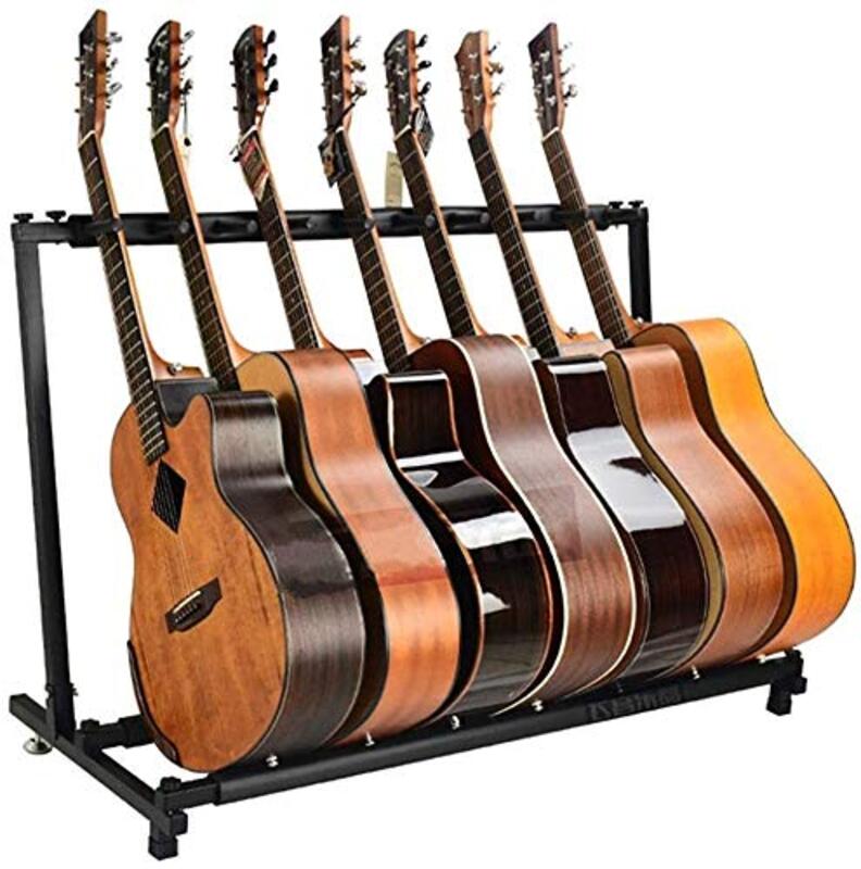 Multiple Guitar Holder Rack, Black