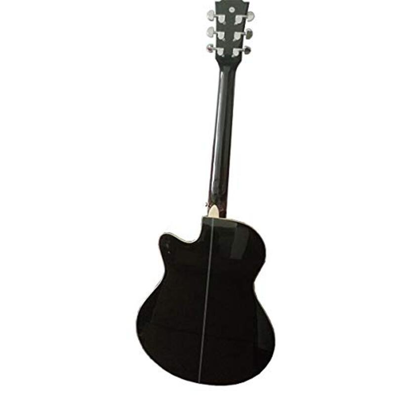 MegArya G41 EQ Semi Acoustic Guitar, Black