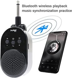 MegArya Portable Electric Guitar Bass Amplifier Mini Bluetooth Practice Speaker, Black