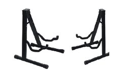 MegArya Portable A-frame Guitar Floor Stand for Acoustic Classic Guitar Stand, 3 Pieces, Black