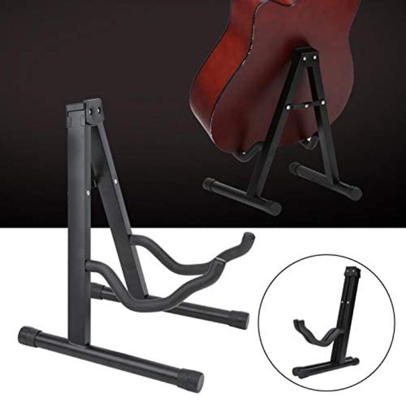 MegArya Electric & Acoustic Guitar Foldable Stand, Black