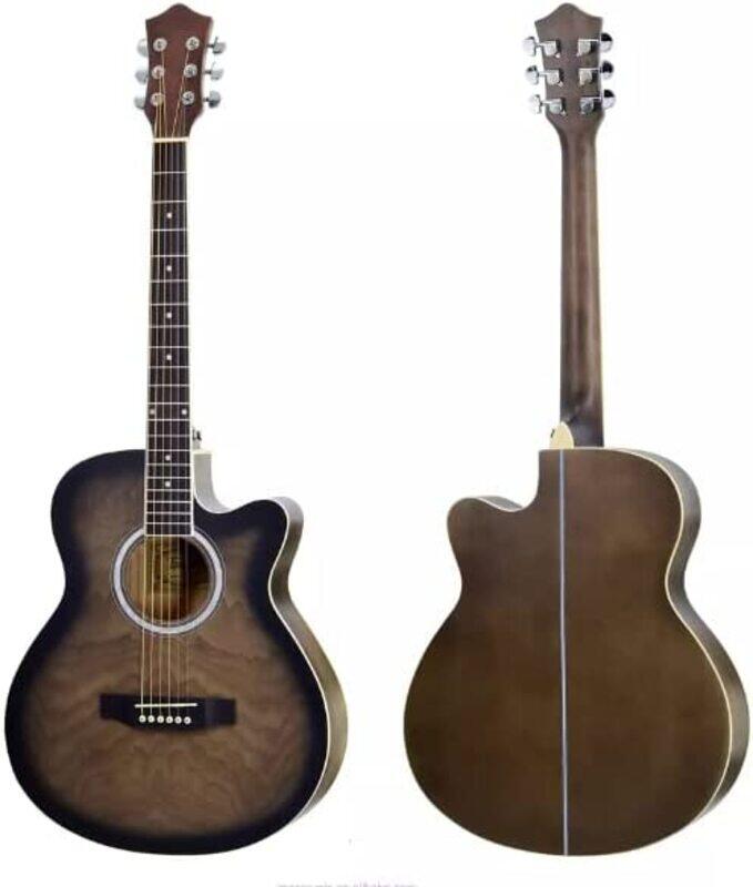 

MegArya 4-Band EQ Professional Electric Acoustic Guitar with Bag, TBS