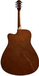MegArya G40 Sun Burst Semi Acoustic Guitar, Brown