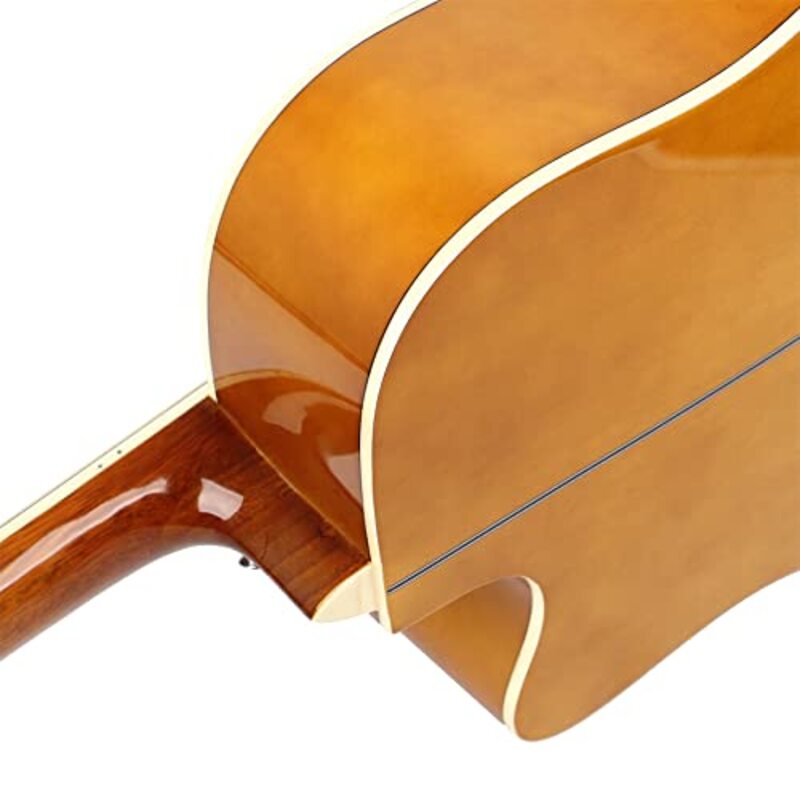 MegArya G41 41-inch Natural Acoustic 6 Strings Guitar, Rosewood Fingerboard, Beige