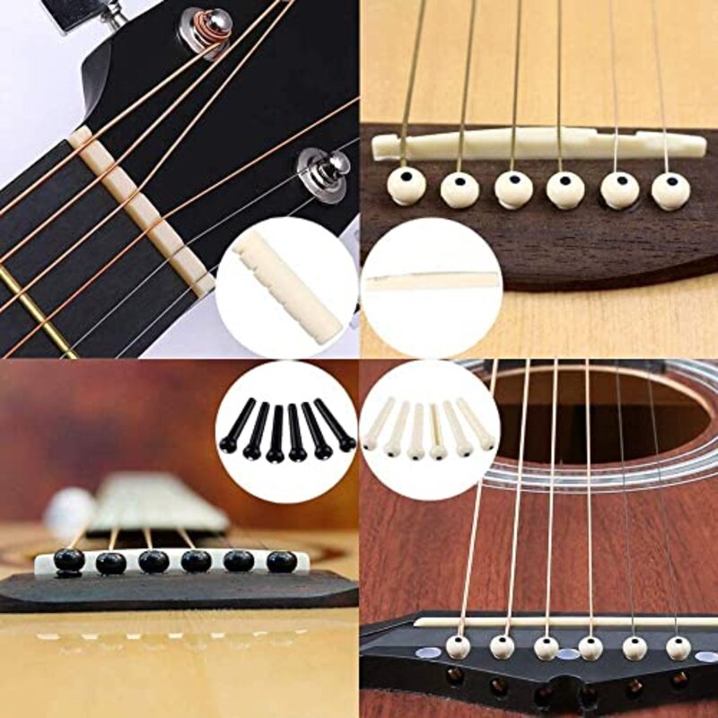 Exrp Guitar Accessories Kit, Acrylonitrile Butadiene Styrene Fingerboard, Multicolour