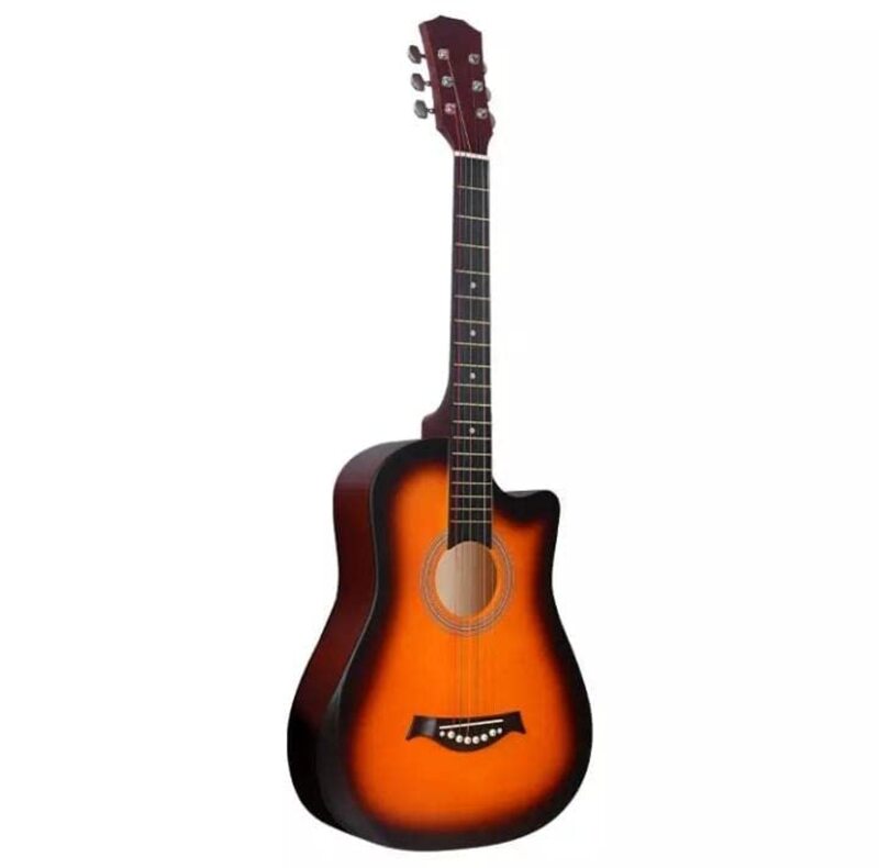 MegArya Acoustic Guitar, FS80C, Sunburst