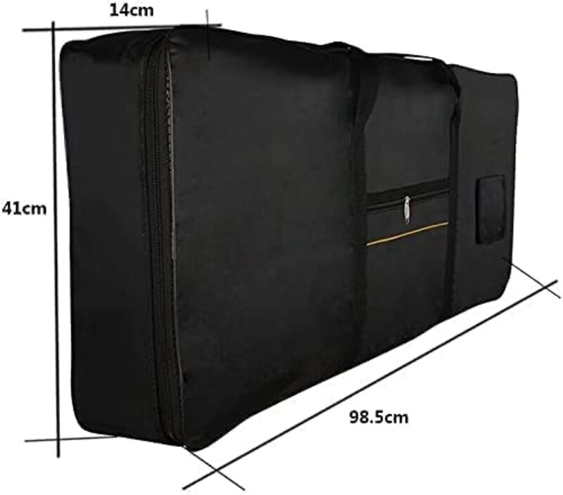 Megarya Stand & Bag Kit for 61 Keys Electronic Piano Keyboard, Black