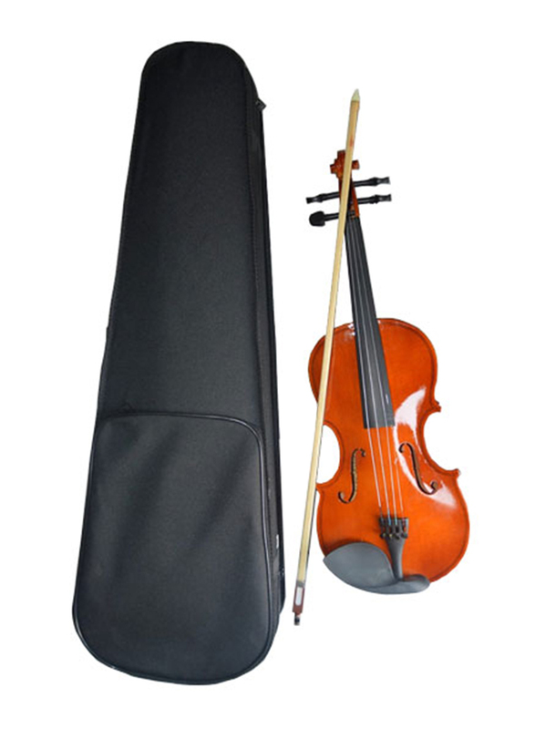 MegArya Acoustic Violin 4/4, Brown