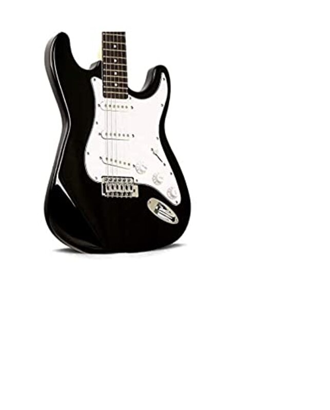 MegArya 40-inch Full Size Electric Guitar with Bag, Rosewood Fingerboard, Black