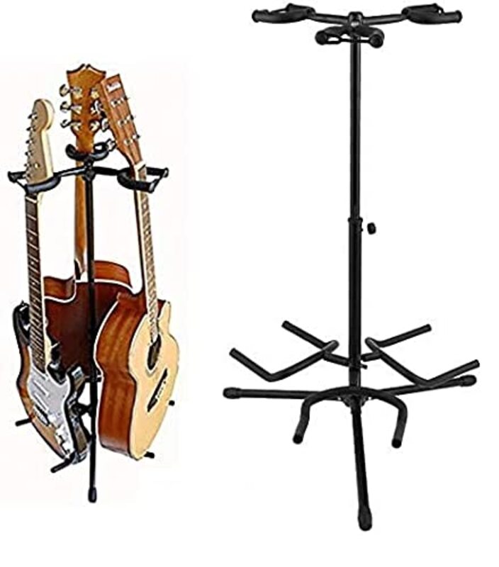 MegArya 3 Acoustic Guitar Tripod Stand Holders, Black