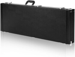 Electric Portable Square Case Hardshell for Standard Electric Guitars Hard Shell Case, Black