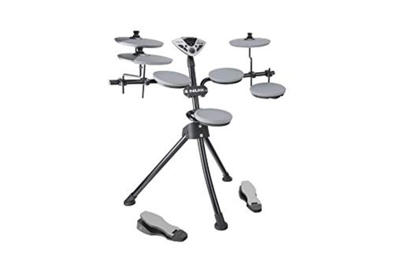 Nux DM-1 Digital Electronic Drum Kit, Black/Grey