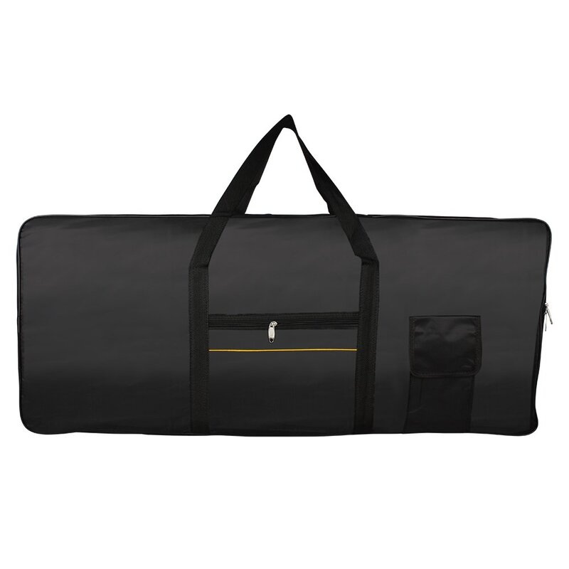 Decdeal Oxford Cloth Portable 61-Key Keyboard/Electric Piano Padded Case Gig Bag, Black