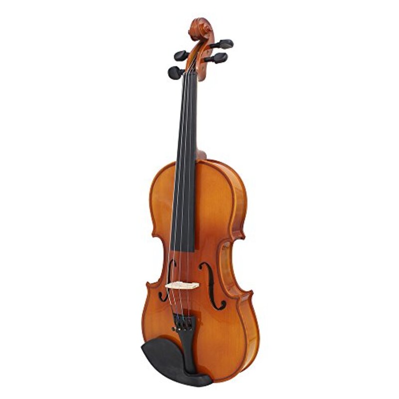 Aroma Full Size 4/4 Natural Acoustic Violin, Brown