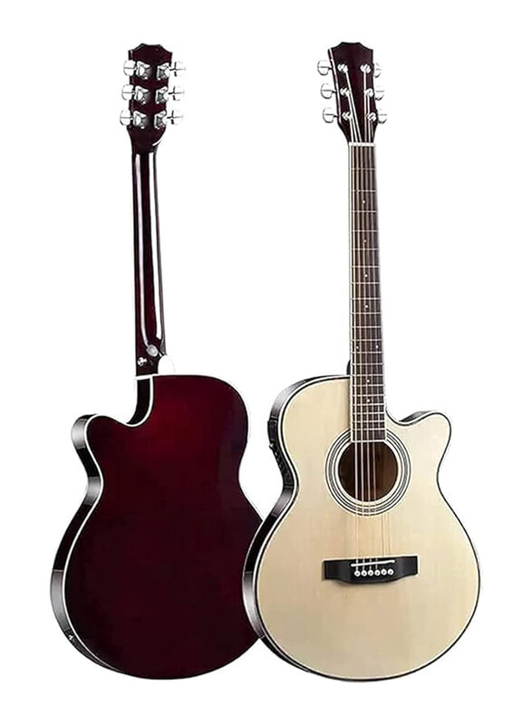 

MegArya Cutaway Electro Acoustic Guitar with 4 Band EQ, Natural