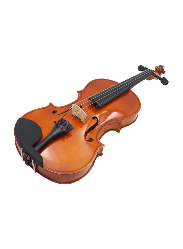 

MegArya Violin Full Size 4/4 Natural Acoustic Solid Wood Violin Fiddle for Beginner with Case Rosin, Brown