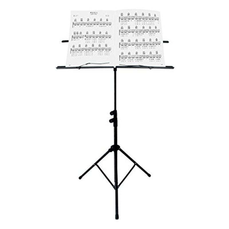 CB SKY MMS101 Foldable Music Stand with Carry Bag, Black