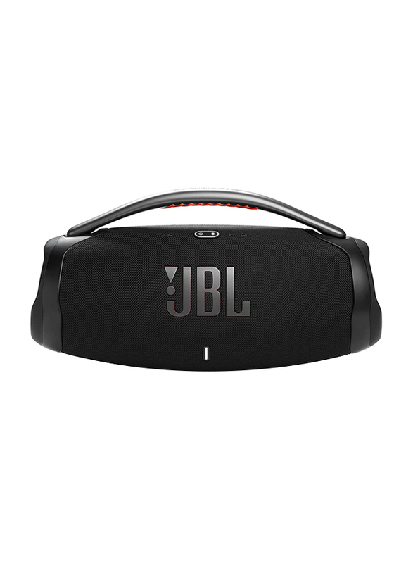 JBL Boombox 3 IP67 Portable Bluetooth Speaker, JBLBOOMBOX3BLKUK, Black