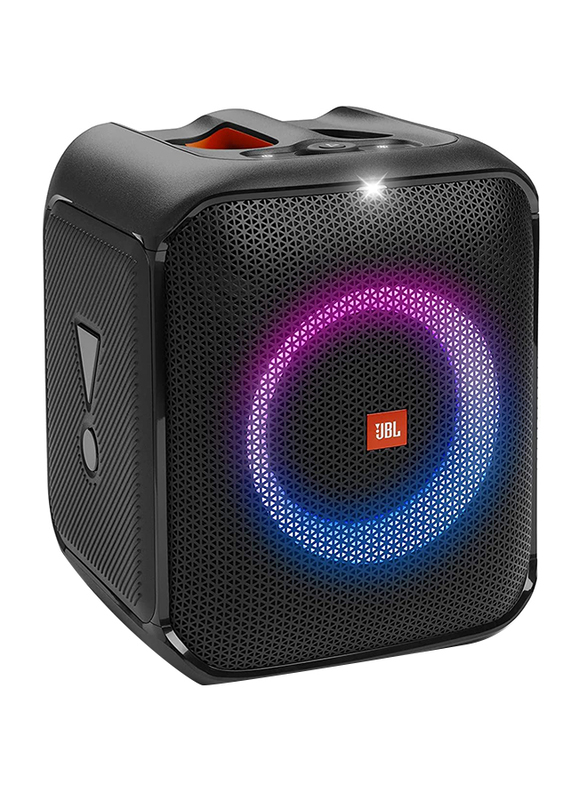 JBL PartyBox Encore Essential Splashproof Portable Speaker with Built in Dynamic Light Show, Black