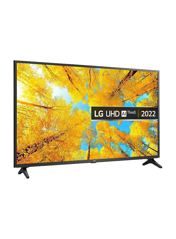 LG 50-inch (2022) 4K Ultra HD LED Smart TV, 50Uq75006, Black