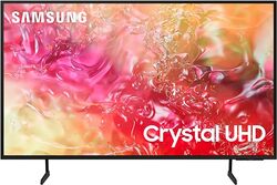 Samsung 55 Inch TV Crystal UHD 4K, DU7000, PurColor, 4K Upscaling, Samsung Tizen OS, Q-Symphony, Black, UA55DU7000 - 2024 Model - 1 Year Warranty (International Version)