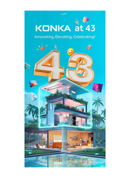 Konka 50-Inch 680 Series 4K UHD LED Smart TV, Black