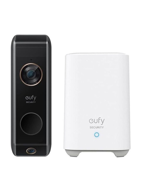 

Eufy Security Wireless Video Doorbell with 2K HD & 2-Way Audio, Black/White