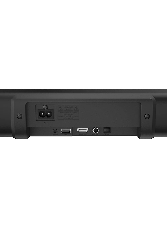 Hisense HS218 Bluetooth Soundbar with Wireless Subwoofer, 200W, Black