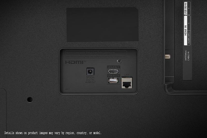 LG 55-Inch Flat 4K UHD Smart TV, 55UQ91006LC-AMRG, Black