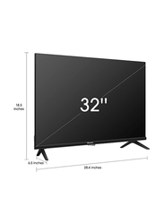 Hisense 32-Inch A4 Series HD LED Smart Android TV, 32A4H, Black