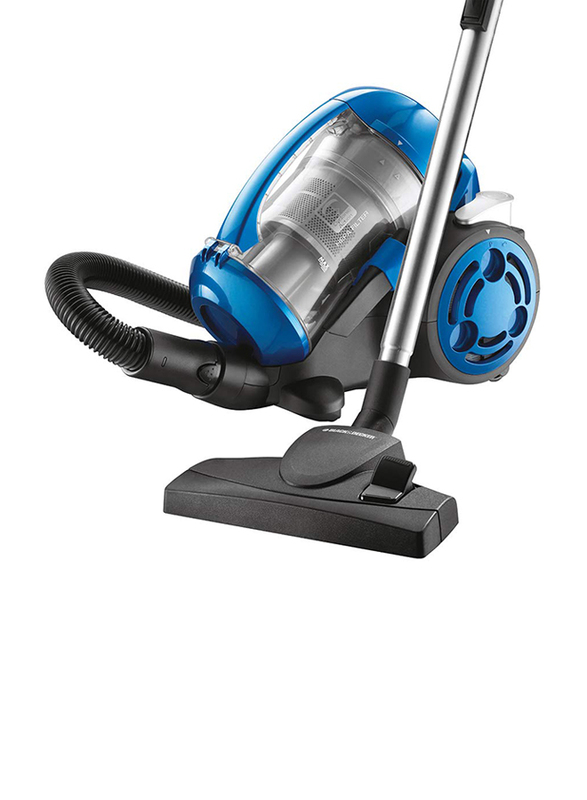 Black+Decker Canister Vacuum Cleaner, 1.8L, 2000W, VM2825-B5, Blue