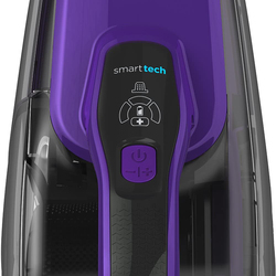 Black+Decker Cordless Dustbuster handheld Vacuum Cleaner, DVJ325BFSP-GB, Titanium Grey/Purple