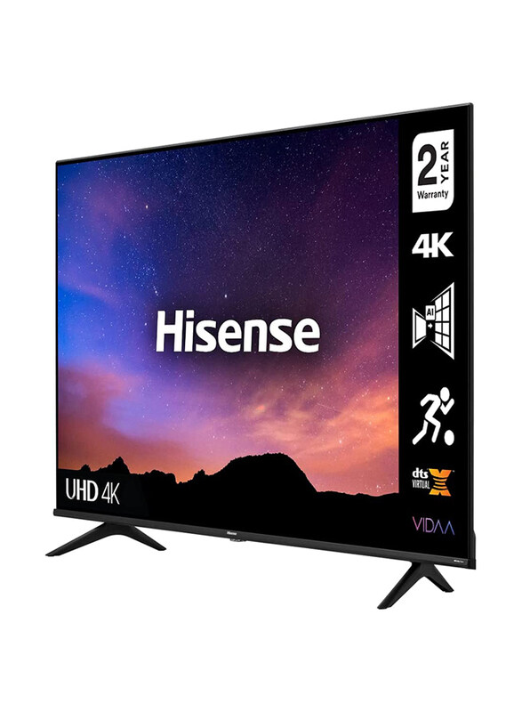 Hisense 55-Inch Smart Ultra HD 4K LED TV, 55A6BG, Black