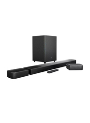 Hisense HS218 Bluetooth Soundbar with Wireless Subwoofer, 200W, Black