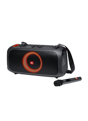 JBL PartyBox On-The-Go Splashproof Portable Speaker with Built in Light Show, JBLPARTYBOXGOBAM, Black