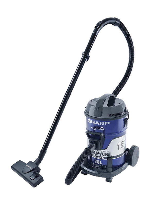 Sharp Drum Vacuum Cleaner, 20L, 1800W, EC-CA1820-Z, Multicolour