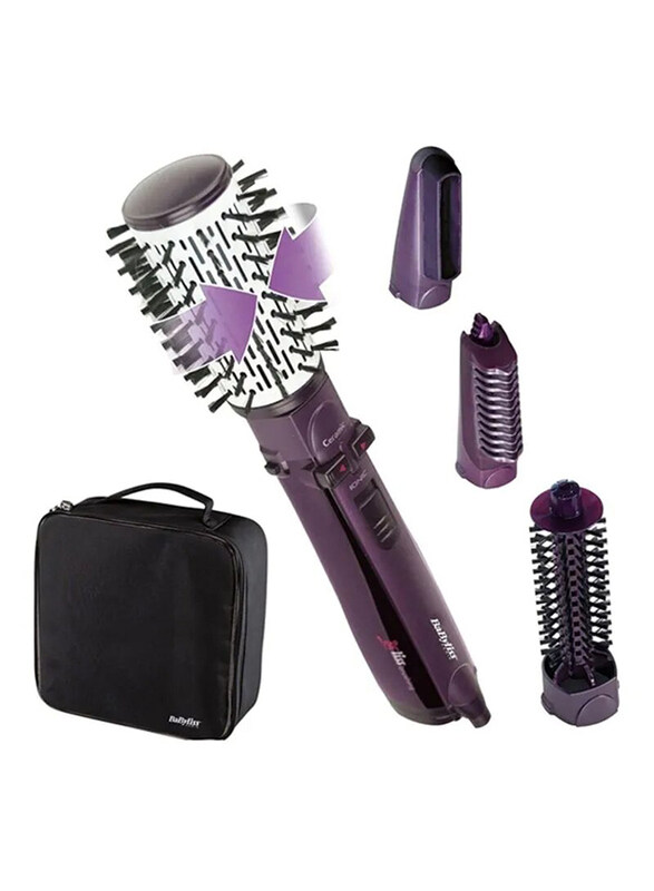

BaByliss Hair Styler Brush, 1000W, 27-36E, Purple/White