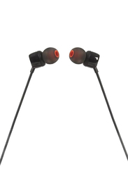 JBL Tune 110 Wired In-Ear Earphone, Black