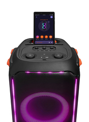 JBL PartyBox 710 IPX Splashproof Party Speaker with Built-In Lights, Handle, Wheels, Guitar & Mic Inputs, JBLPARTYBOX710EU, Black