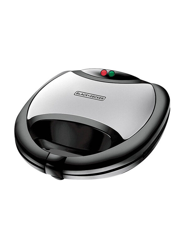 

Black+Decker 2 Slots Sandwich Maker, 750W, TS2080-B5, Black