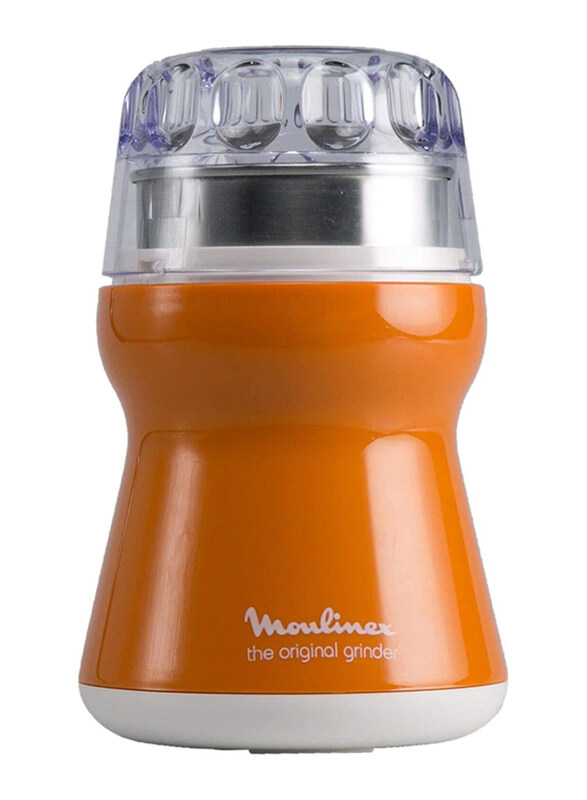 

Moulinex The Original Grinder 50g Bowl Coffee Grinder, 180W, AR110O27, Orange