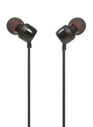 JBL Tune 110 Wired In-Ear Earphone, Black