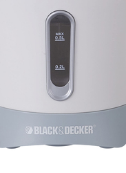 Black+Decker 0.5L Juice Extractor, 30W, CJ650, White/Grey